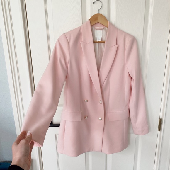 Pink blazer h&m Clearance